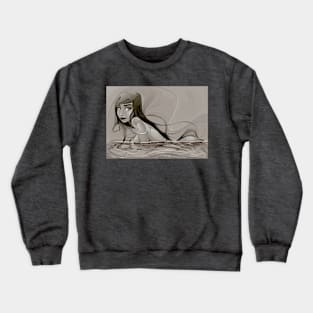 Woman in the water Crewneck Sweatshirt